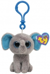 Peanut Boo Clip - Elefant - Beanie Boos - Schlüsselanhänger 8,5cm 