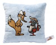 Kuschelkissen Herr Fuchs und Frau Elster - 25cm x 25cm 