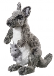 Känguruh mit Baby Plüschtier - 34cm 