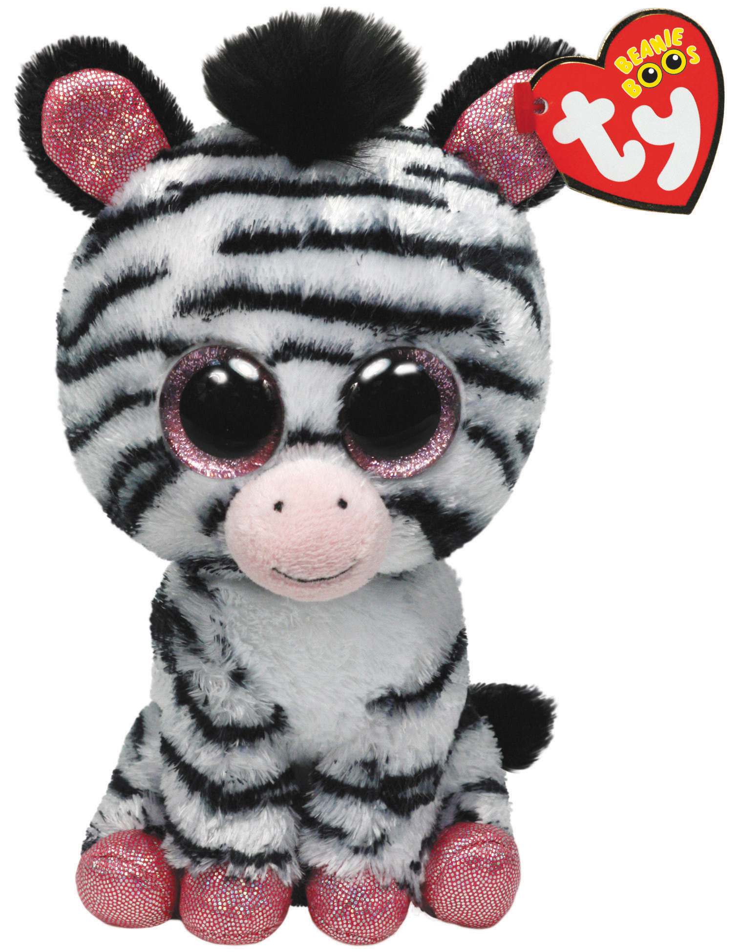Izzy Zebra Beanie Boos Plüschtier 15cm Kuscheltiere, Plüschtiere