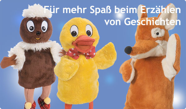 Handpuppen auf Startseite