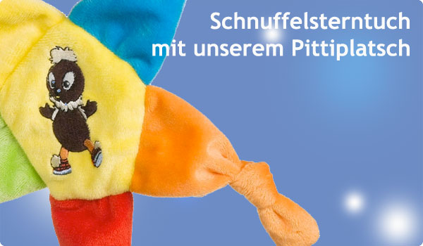 Pittiplatsch Schnuffelsterntuch auf Babyreihe