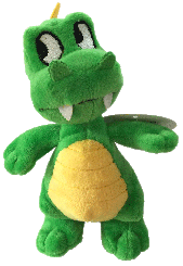 kleiner Drachen - grün - 15cm 