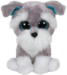 Hund Whiskers - Schnauzer - Beanie Boos - Plüschtier 15cm 