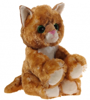 Glitter-Kitty Katzen-Baby gold Plüschtier - 20cm 