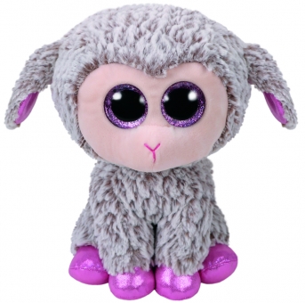 Dixie - Lamm grau/pink - Beanie Boos - Plüschtier 24cm 