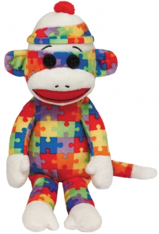 Plüschtier Sockenaffe Socks Puzzle 15cm 