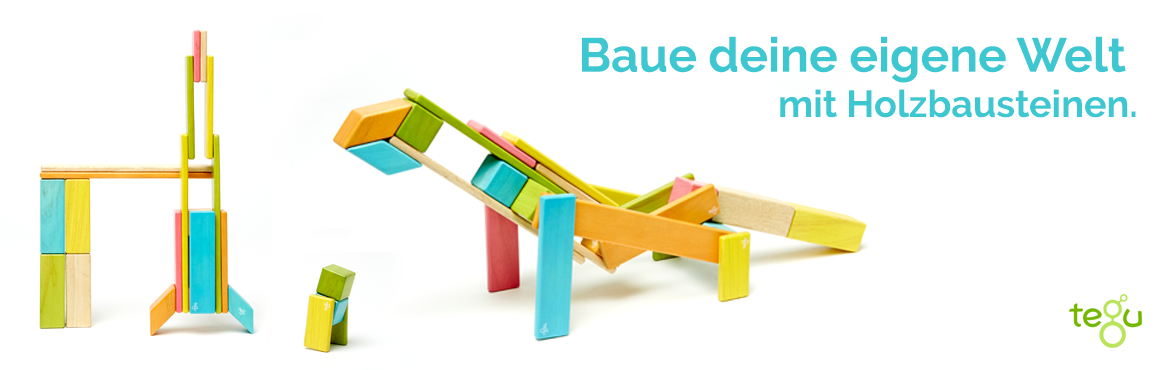 Magnetische Holzbausteine von tegu